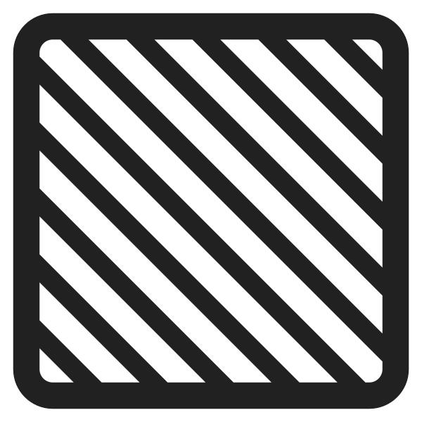 Blue Square High Contrast Vector