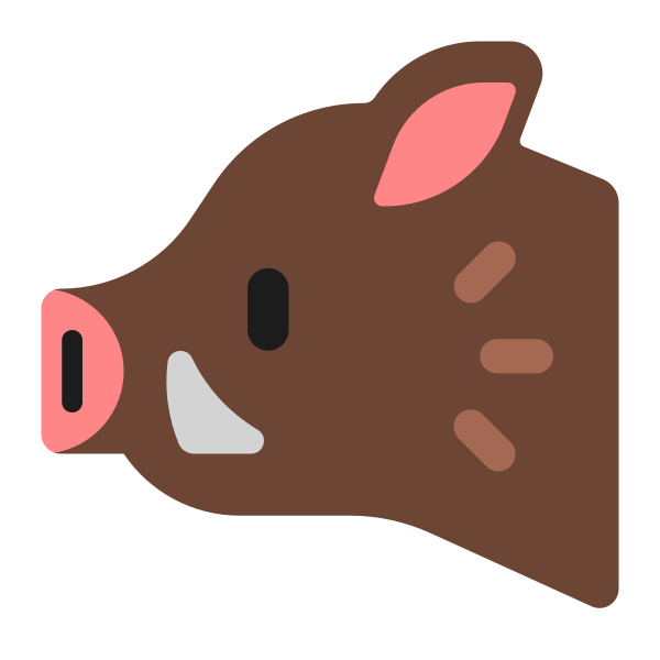 Boar Flat Vector