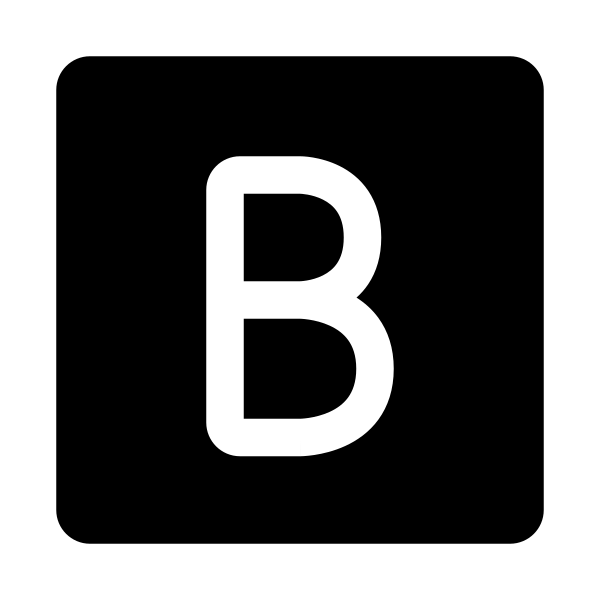 Bold Square Vector