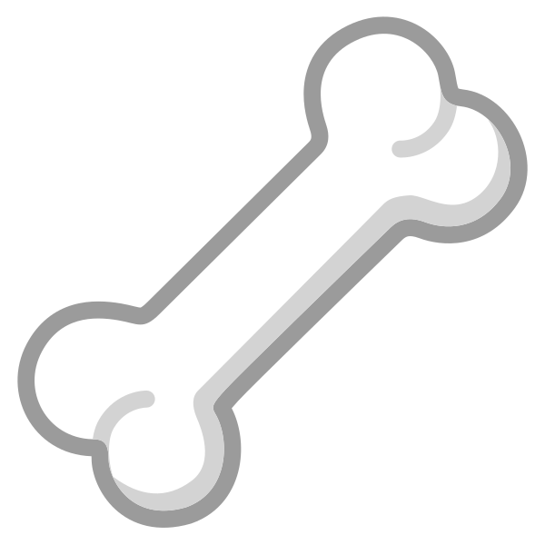Bone Flat Vector