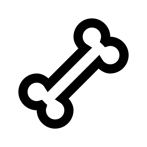 Bone Solid Vector