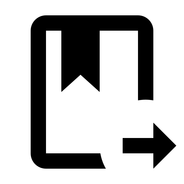 Book Arrow Right Outline