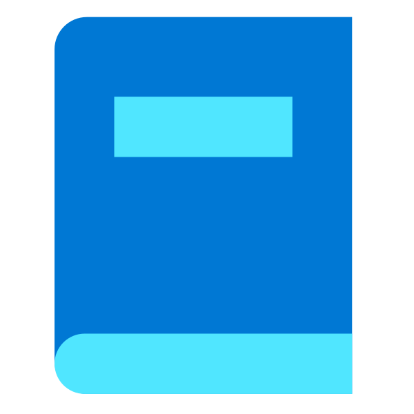 Book Blue Vector
