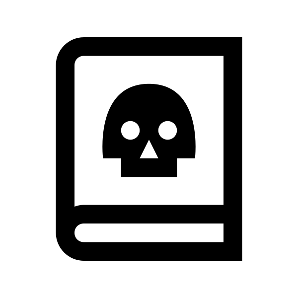 Book Dead Solid Vector