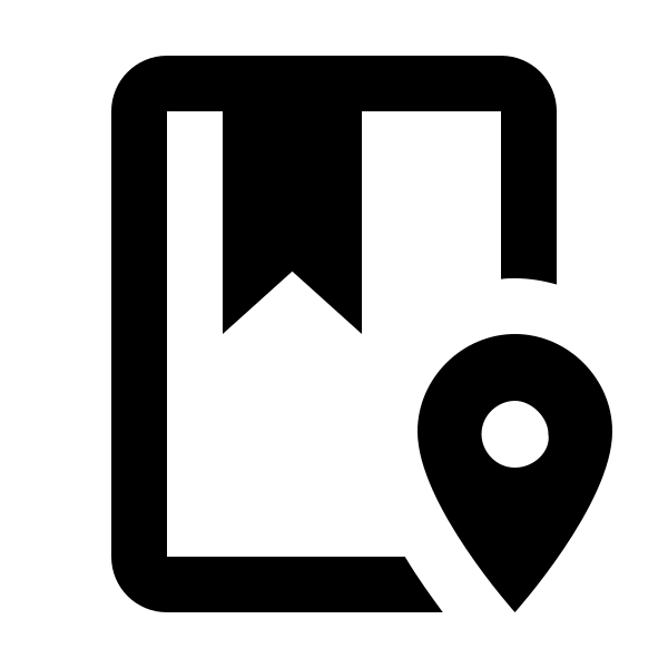 Book Marker Outline
