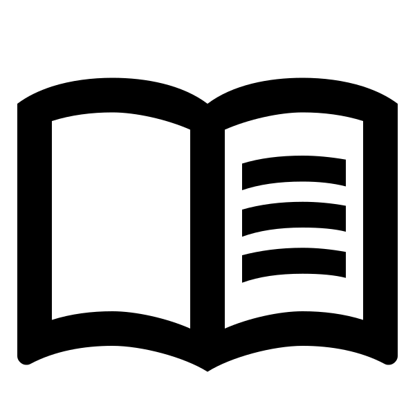 Book Open Variant Outline