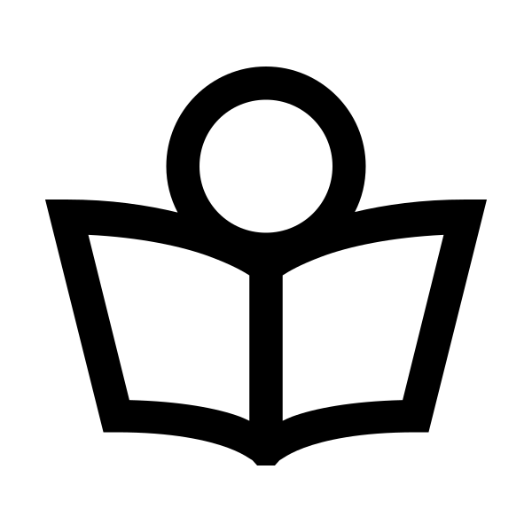Book Reader Solid Vector