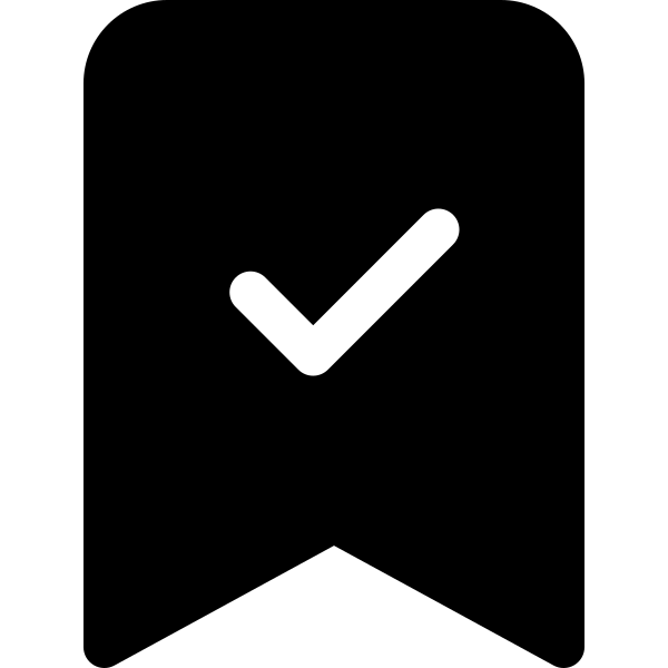 Bookmark Check Fill