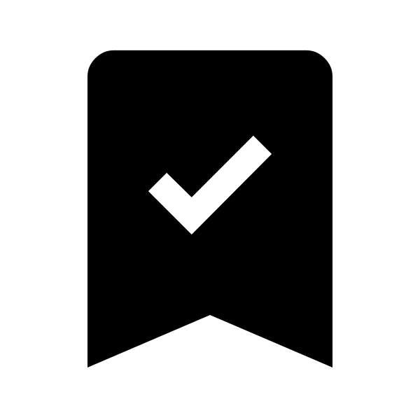 Bookmark Check Fill