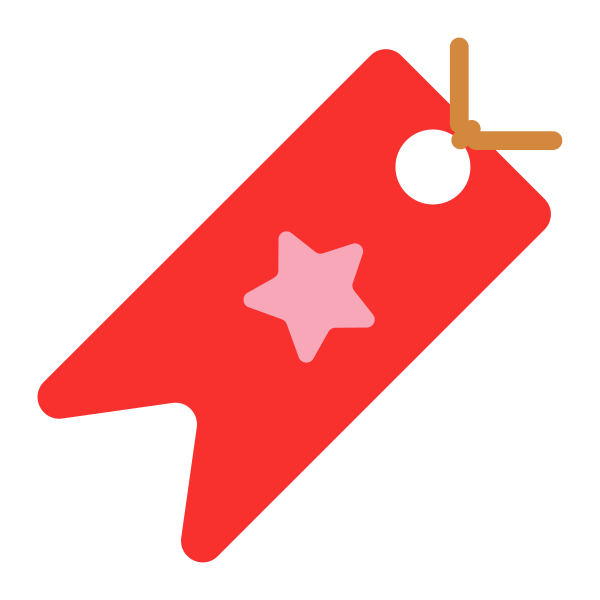 Bookmark Flat Vector