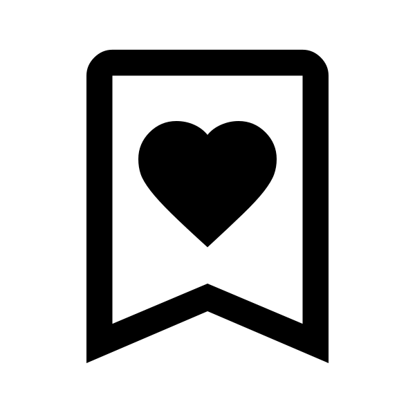 Bookmark Heart