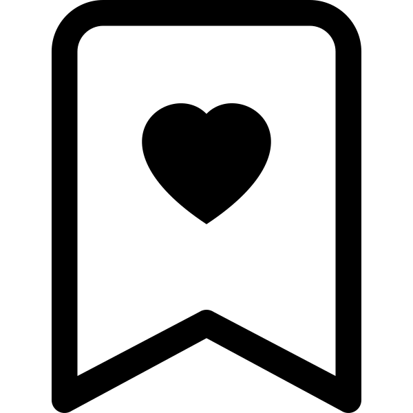 Bookmark Heart
