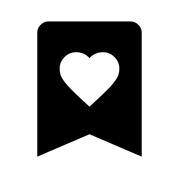 Bookmark Heart Fill