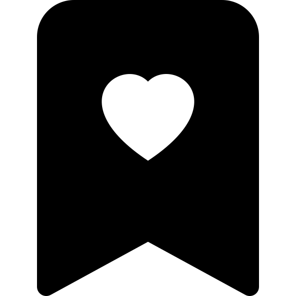 Bookmark Heart Fill