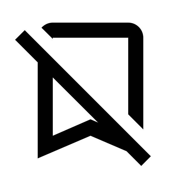 Bookmark Off Outline