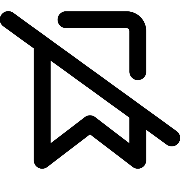 Bookmark Slash 16