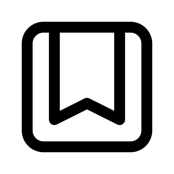 Bookmark Square Vector