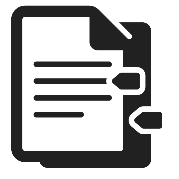 Bookmark Tabs High Contrast Vector