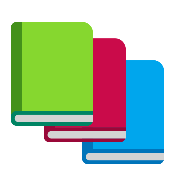 Books Flat Vector