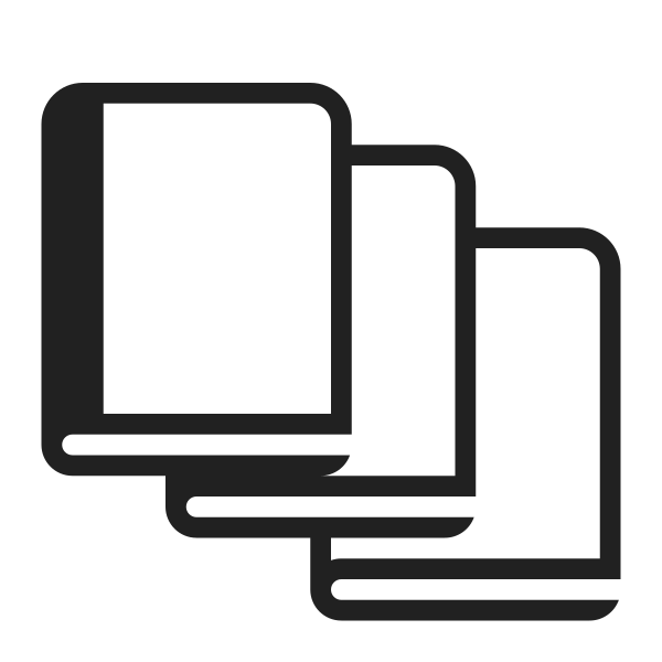 Books High Contrast Vector