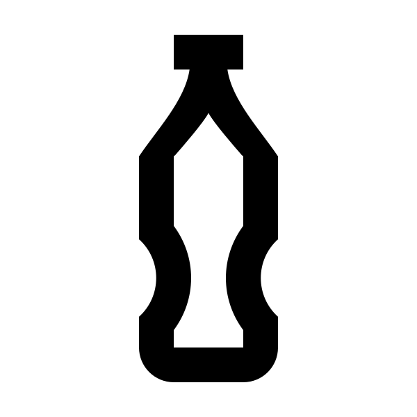 Bottle Soda Classic Outline