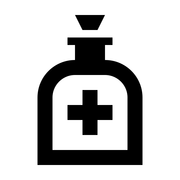 Bottle Tonic Plus Outline