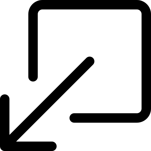 Box Arrow Down Left