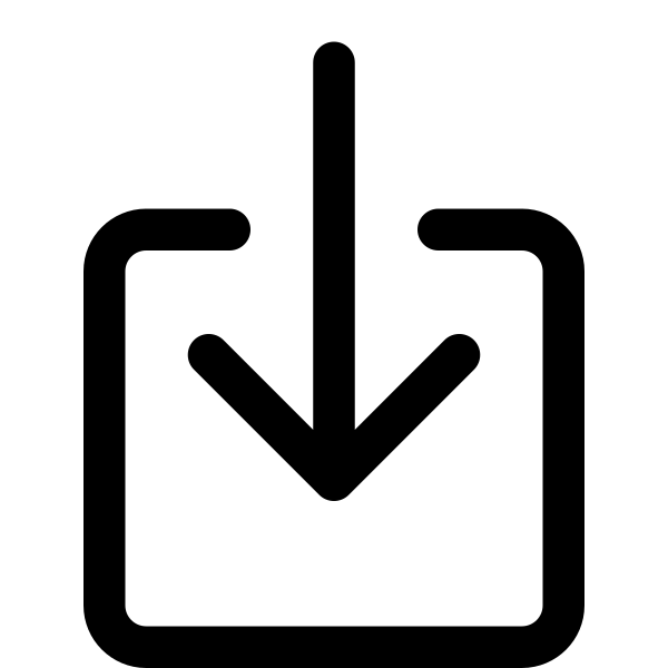 Box Arrow In Down