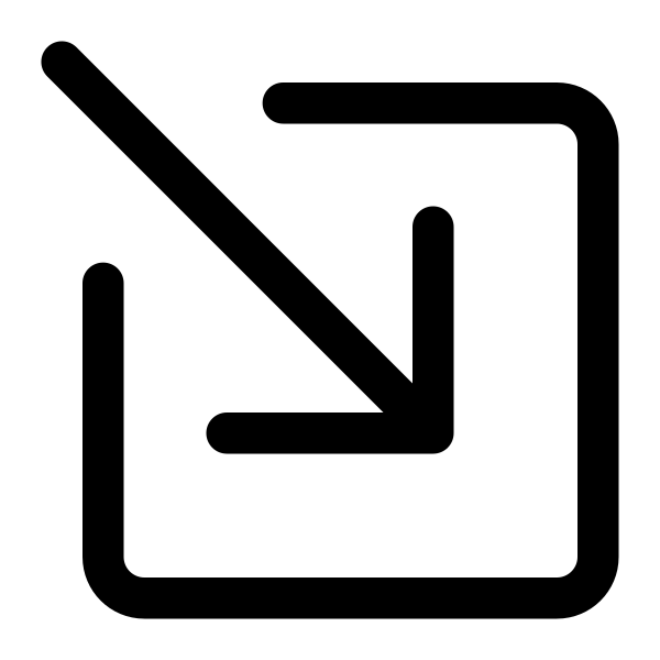 Box Arrow In Down Right
