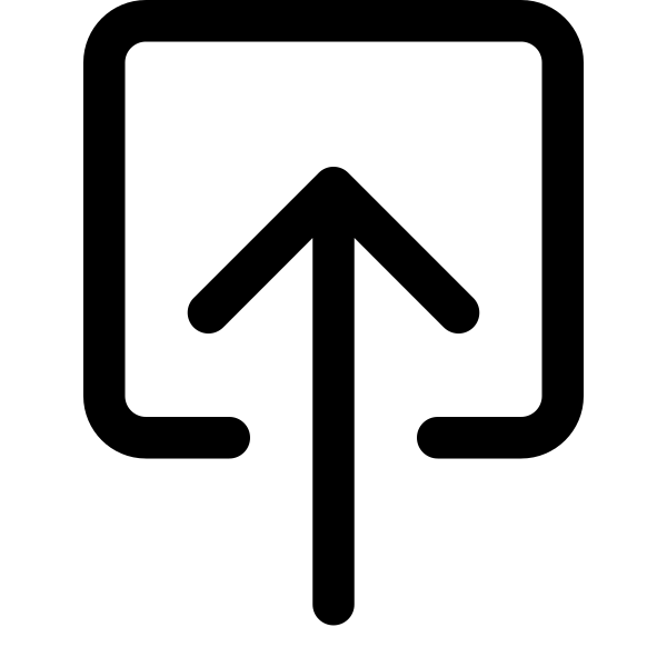 Box Arrow In Up