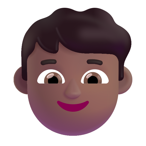 Boy Color Medium Dark Vector