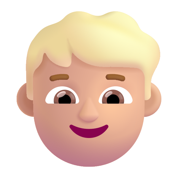 Boy Color Medium Light Vector