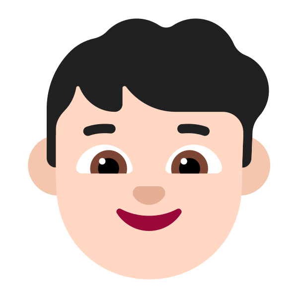 Boy Flat Light Vector