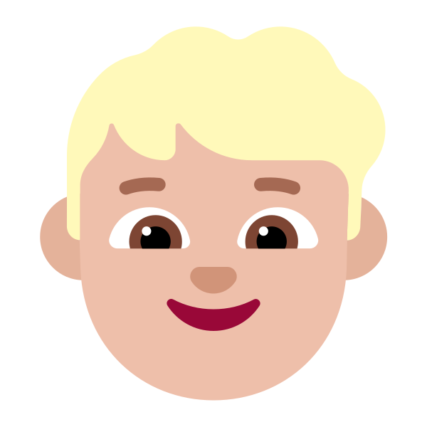 Boy Flat Medium Light
