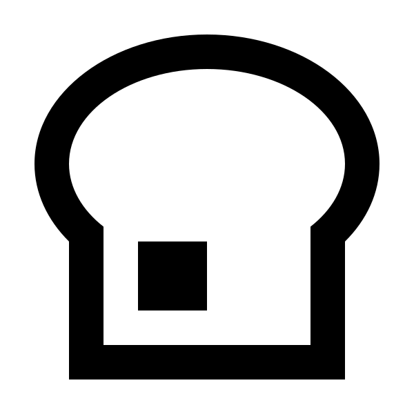 Bread Slice Outline