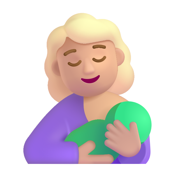 Breast Feeding Color Medium Light