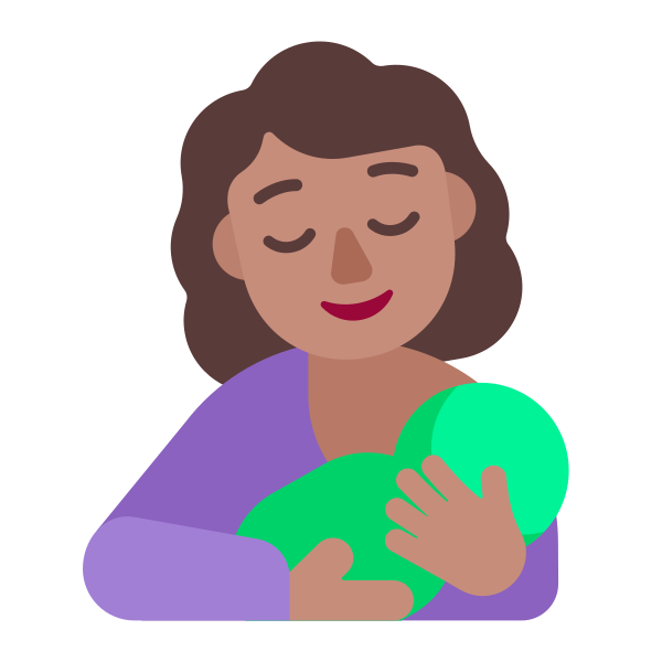 Breast Feeding Flat Medium Vector