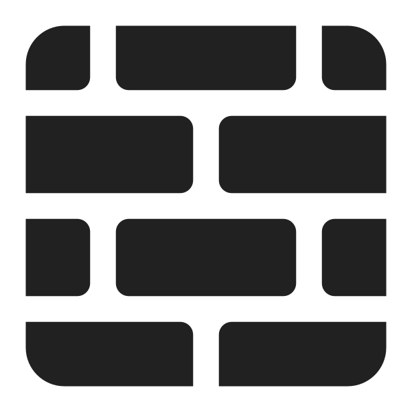 Brick High Contrast Vector
