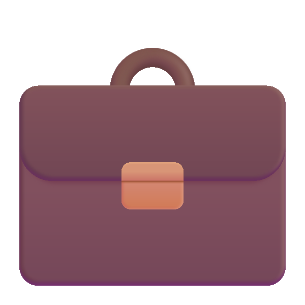 Briefcase Color Vector