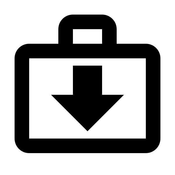 Briefcase Download Outline