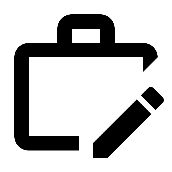 Briefcase Edit Outline