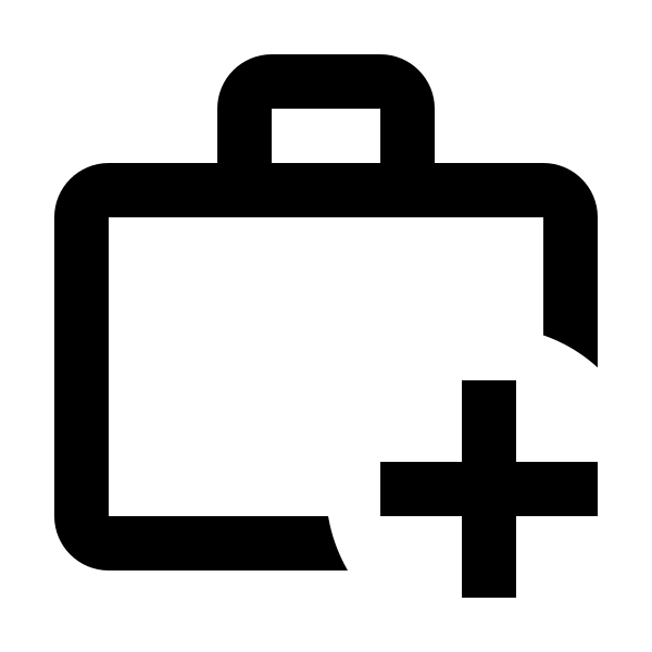 Briefcase Plus Outline