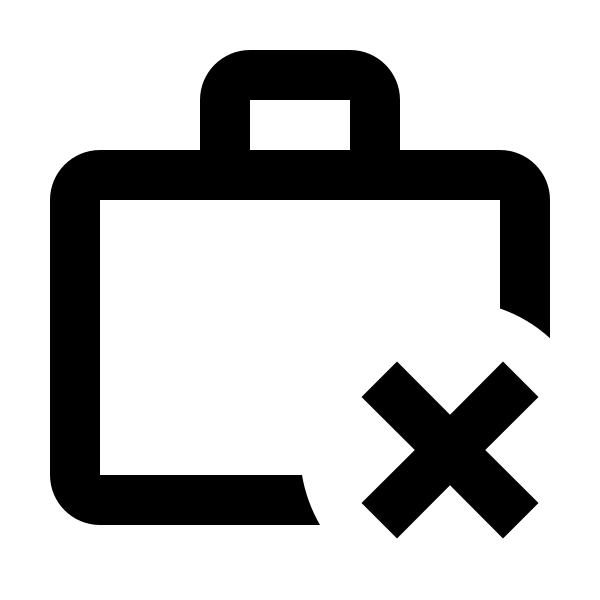 Briefcase Remove Outline
