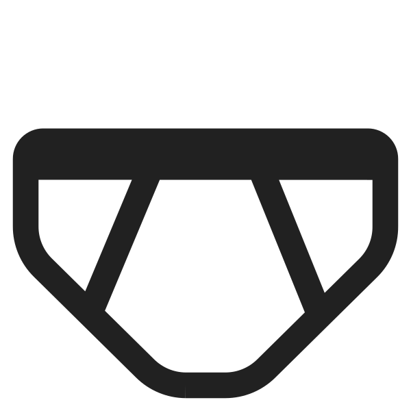 Briefs High Contrast Vector