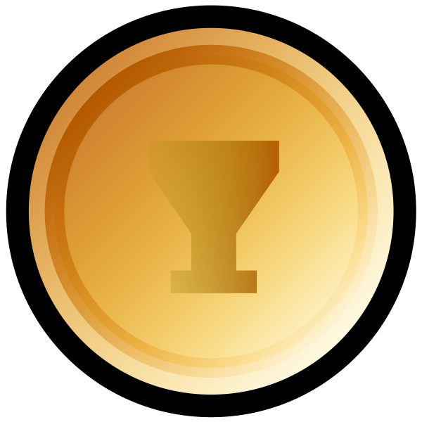 Bronze Medal With Cup