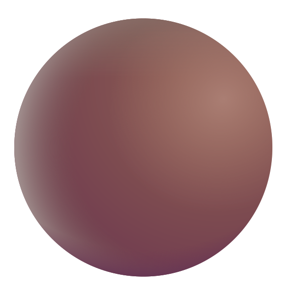 Brown Circle Color Vector