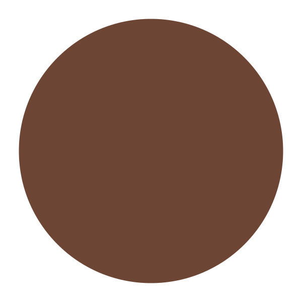 Brown Circle Flat