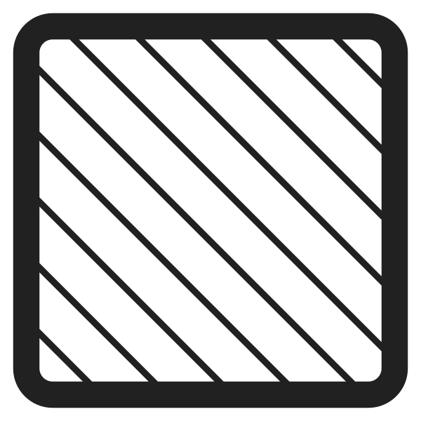 Brown Square High Contrast Vector