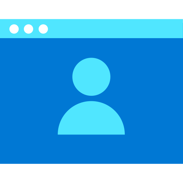 Browser Person Vector