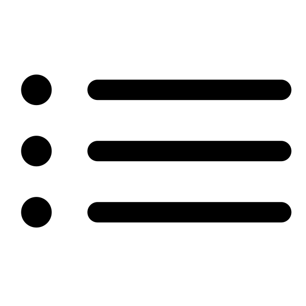 BulletList Vector